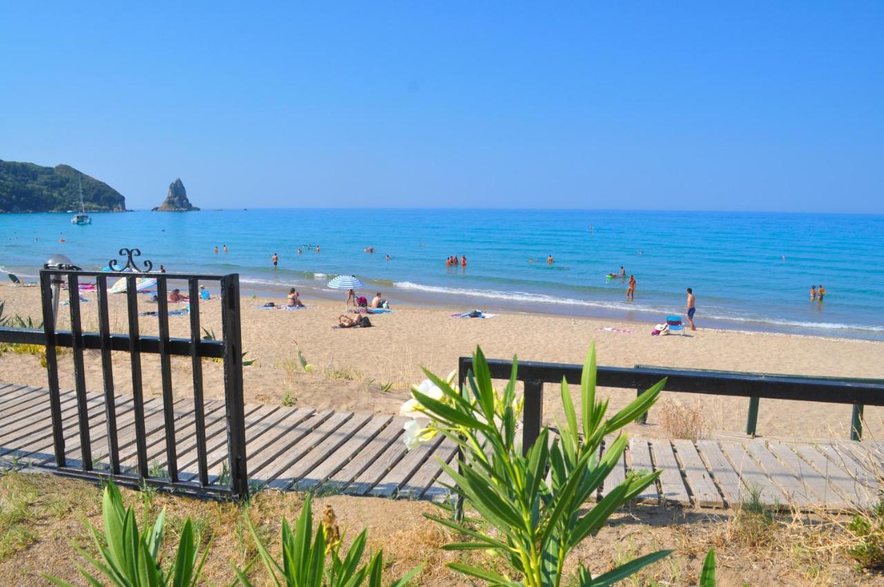 Beach House Yannis 3 In Agios Gordios Beach On Corfu Kültér fotó